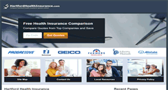 Desktop Screenshot of hartfordhealthinsurance.com